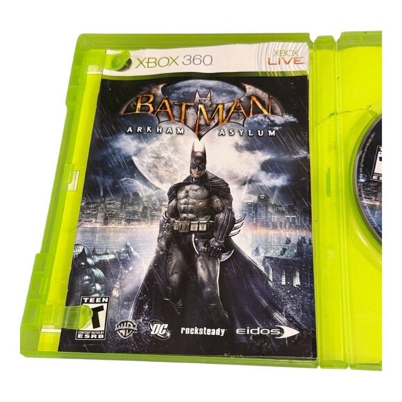 Batman Arkham Asylum Xbox 360 Video Game Complete Tested Rocksteady DC Comics T - Picture 7 of 10
